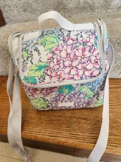 Vera Bradley Insulated Lunch Crossbody Bag Floral Print