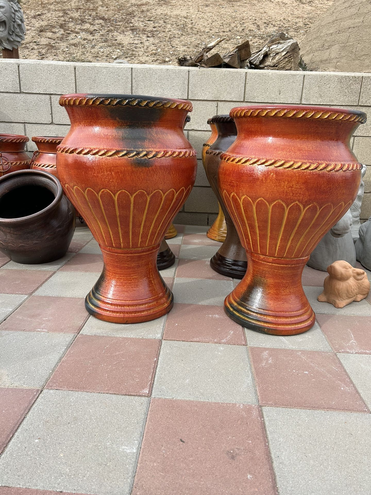 New Flower Pots Made Out Of Clay Perfect Gift 🎁