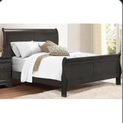 Waynesburg Sleigh Bed By Alcott Hill Queen 