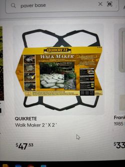Mold for concrete/cement $10