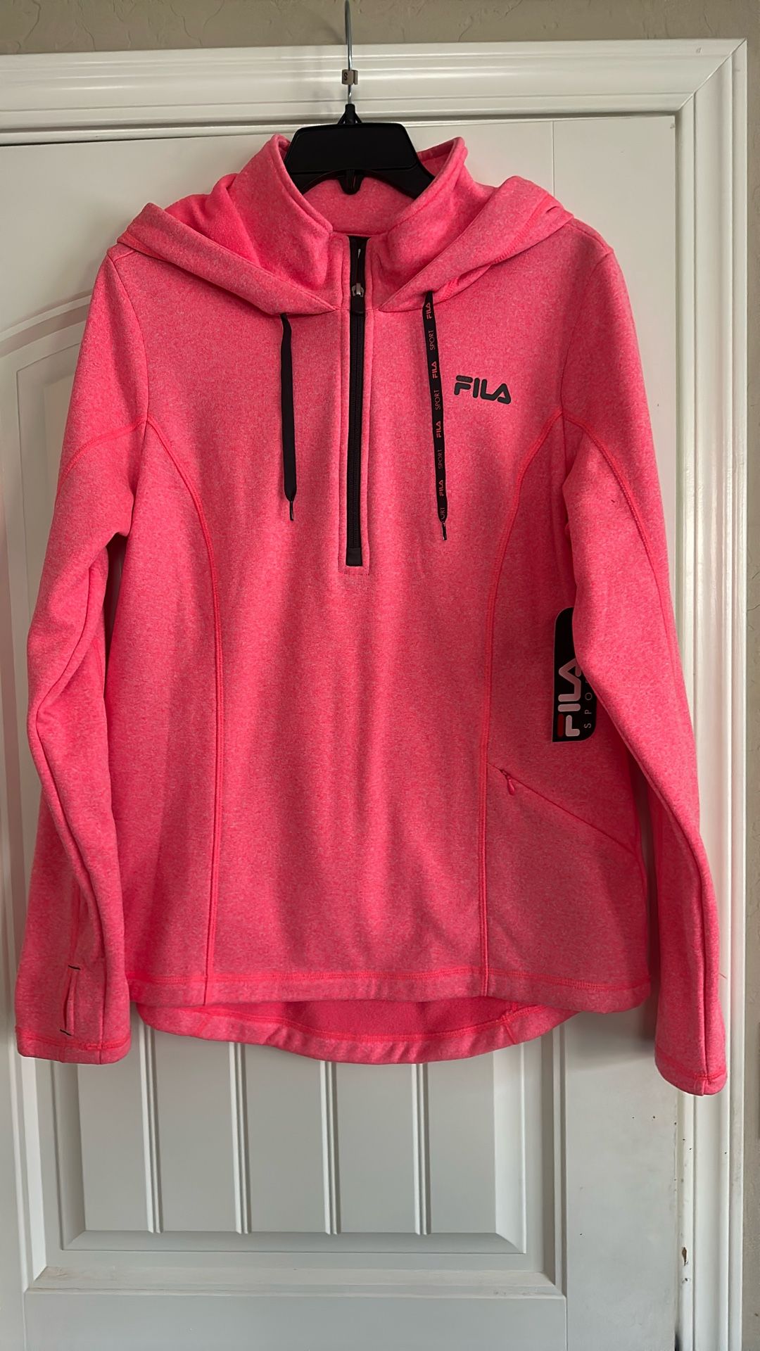New Thin Fila Fleece Active Hoodie