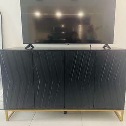 MUST SELL QUICKLY BUFFET CABINET WITH STORAGE 55’