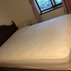 Queen size bed(headboard not included)