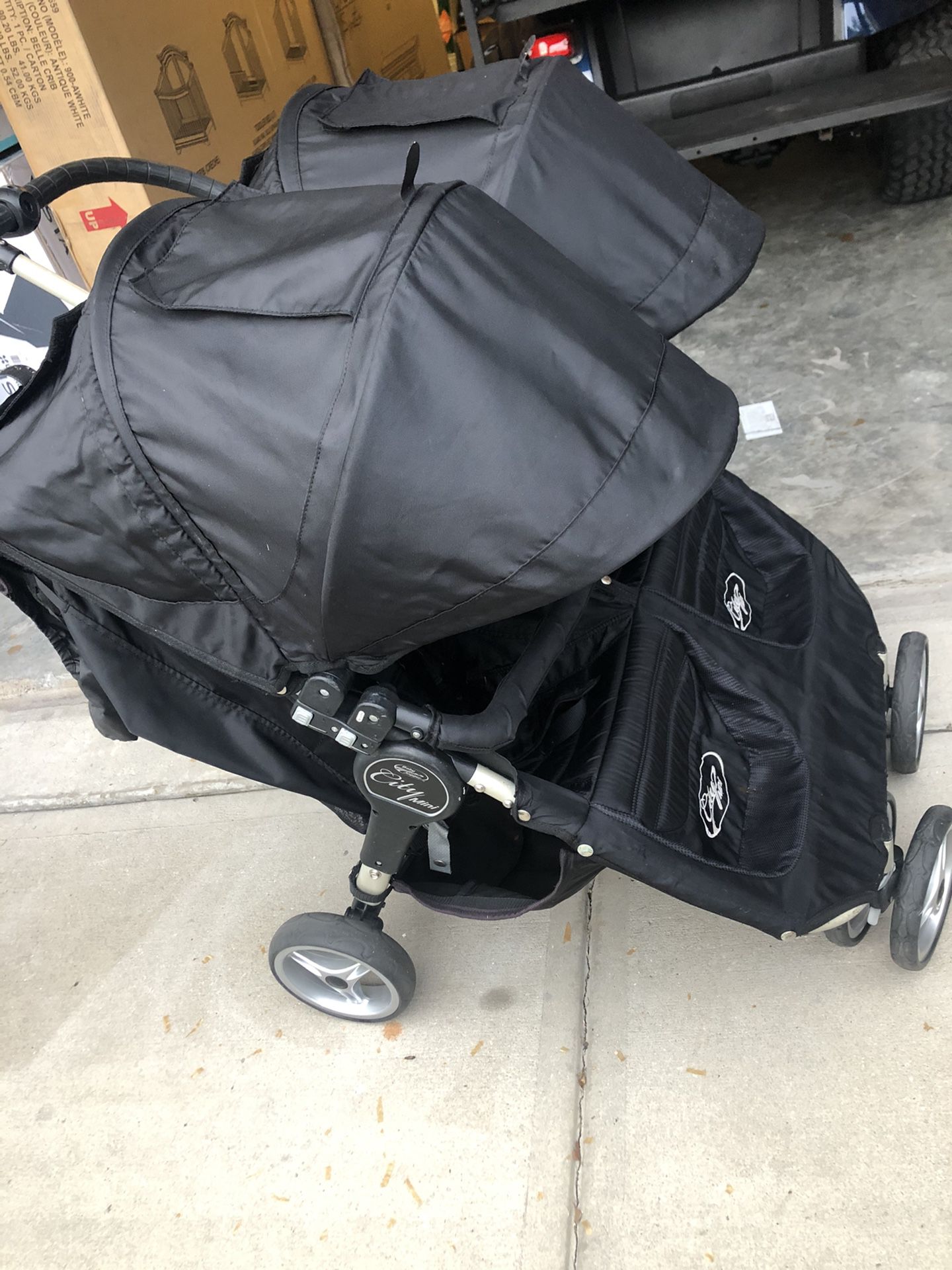 City Mini double stroller- black