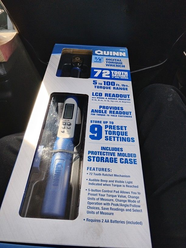 3/8 Torque Wrench LCD Readout