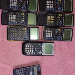 Texas Instruments TI Calculators Lot