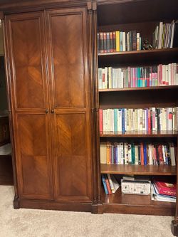 Moving Sale- Desk, Book shelf,  2 drawer file chest