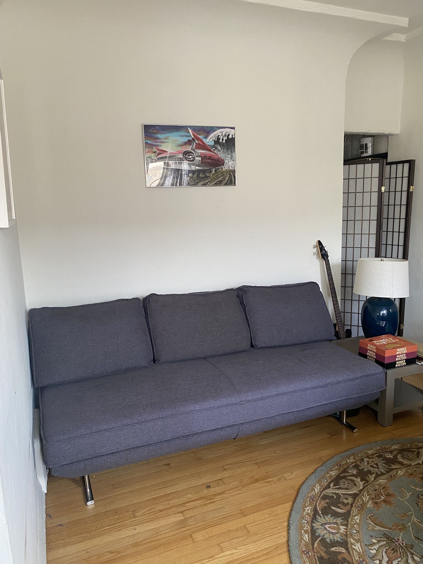 Two futon couches (1 for $75, 2 for $100) (Dolce 2PC Lounge Seating Platforms)