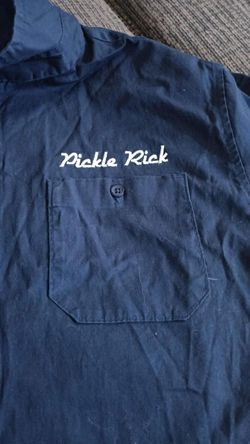 Pickle Rick Button Up