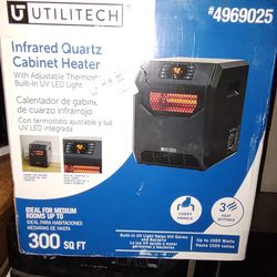 Utilitech Cabinet Heater W Remote Brand New In A Box