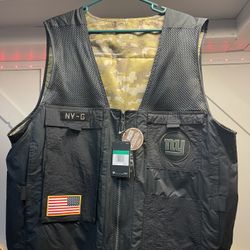 New York Giants XLMilitary Salute Vest