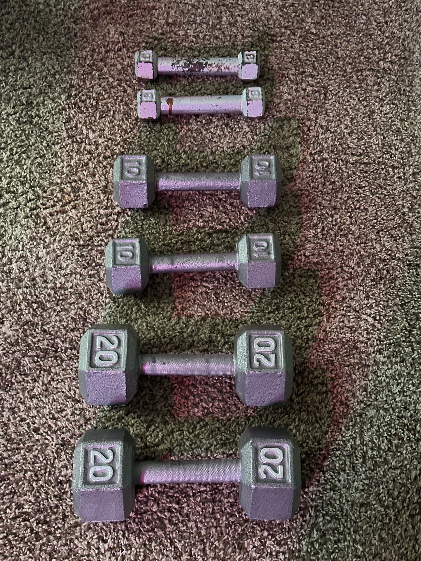 Barbell cast iron Hex Dumbbells