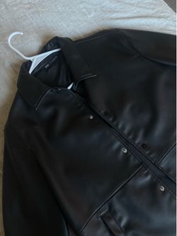 Zara leather jacket