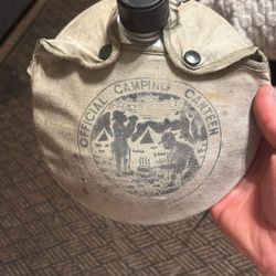 1950s Boy Scouts Of America Camping Canteen 