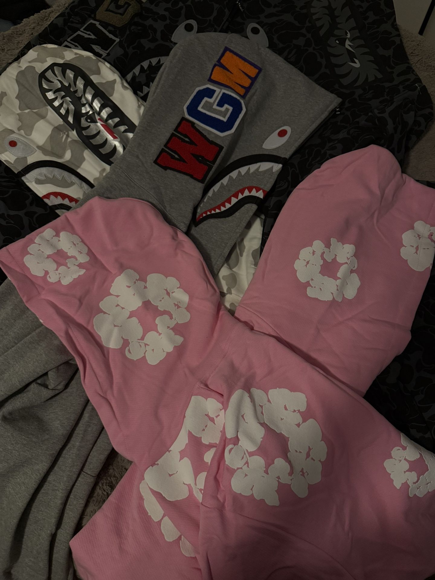 Bape & Denim Tear Hoodies