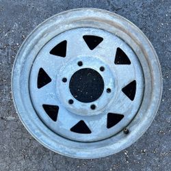 Used 15” Trailer Wheel Galvanized 6 Lug