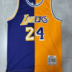 Lakers Kobe Bryant #24 Split Swingman Jersey