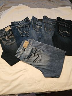 Silver jeans