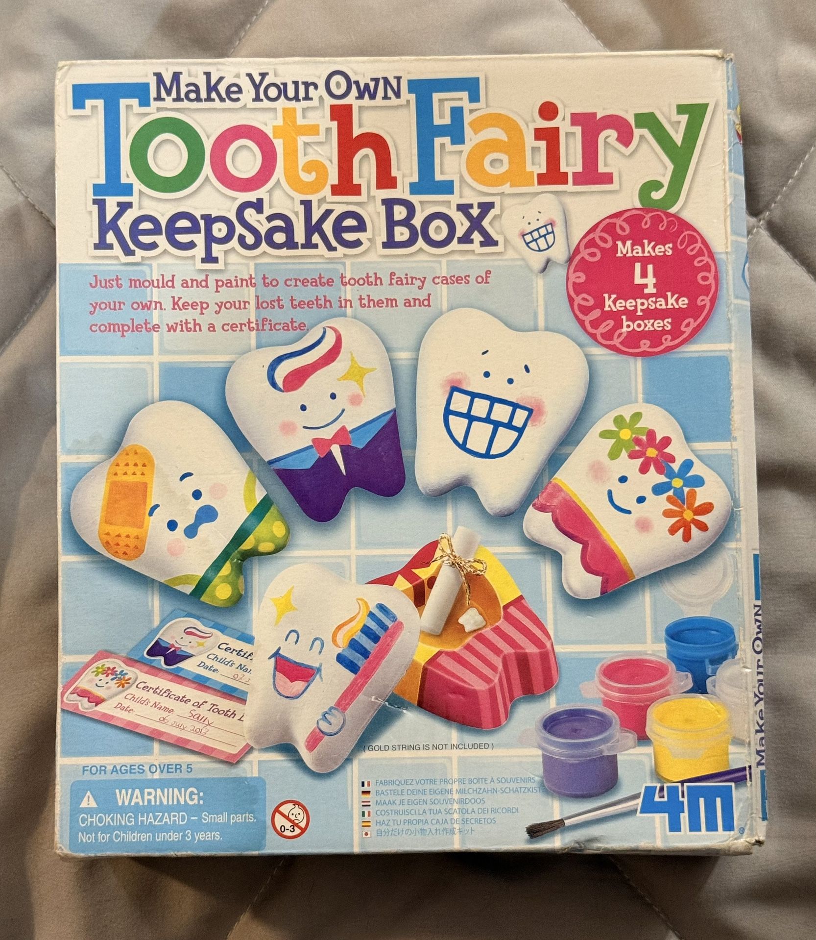 New Make Your Own Tooth Fairy Keepsake Box