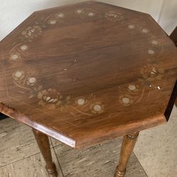 Super cool vintage side table 