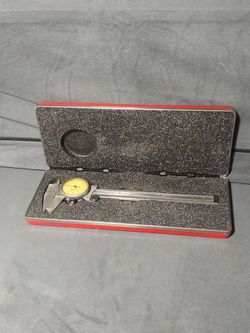 Starrett Dial Caliper with Case