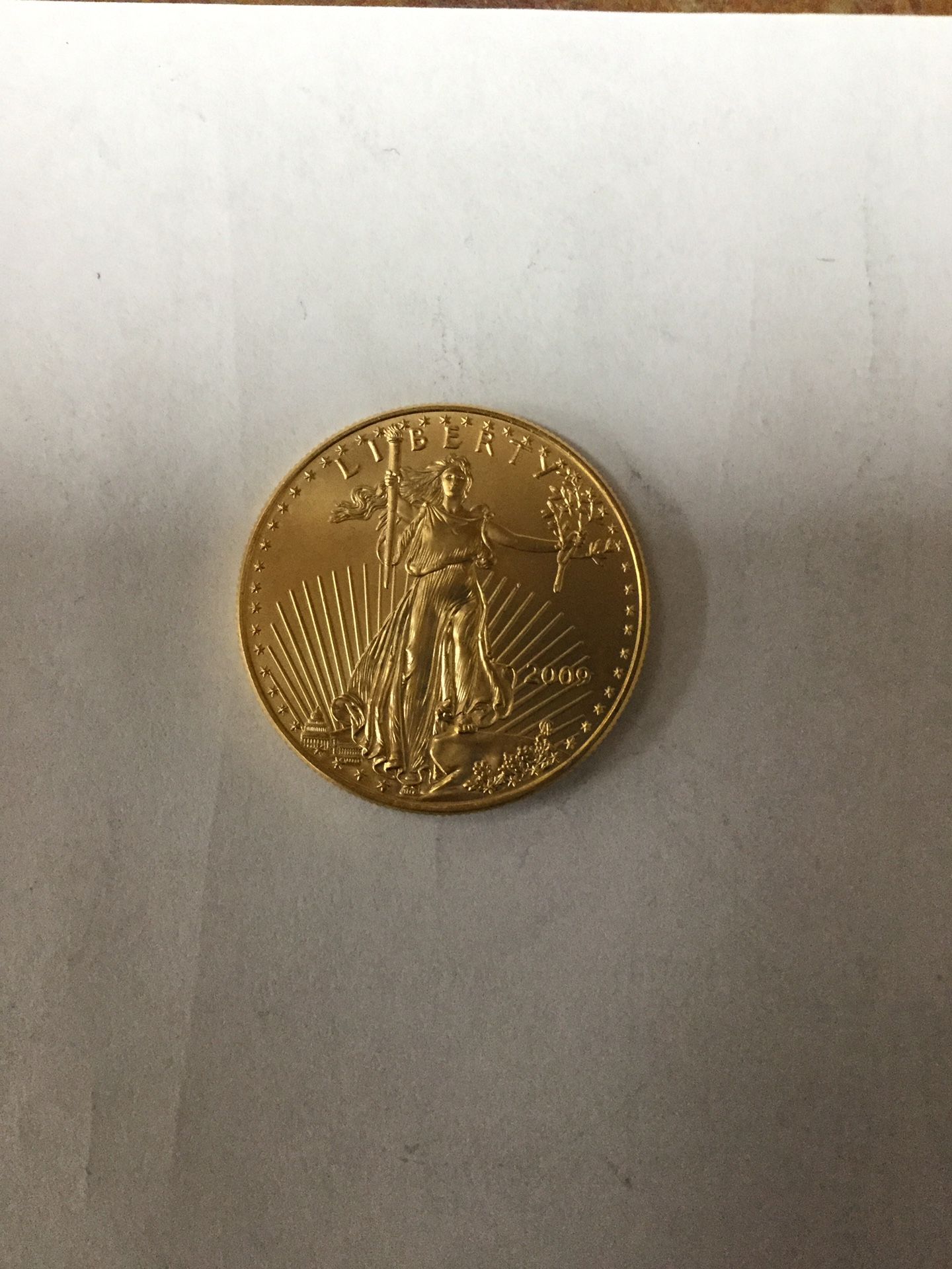2009 Gold American Eagle