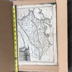 Antique Map Of Macedonian Early 1800s