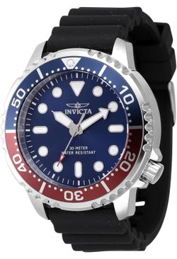 Invicta Pro Diver Quartz Blue Dial Pepsi Bezel Men's Watch 47222