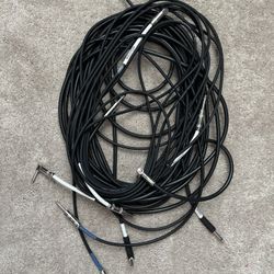 5 Guitar Cable Bundle 