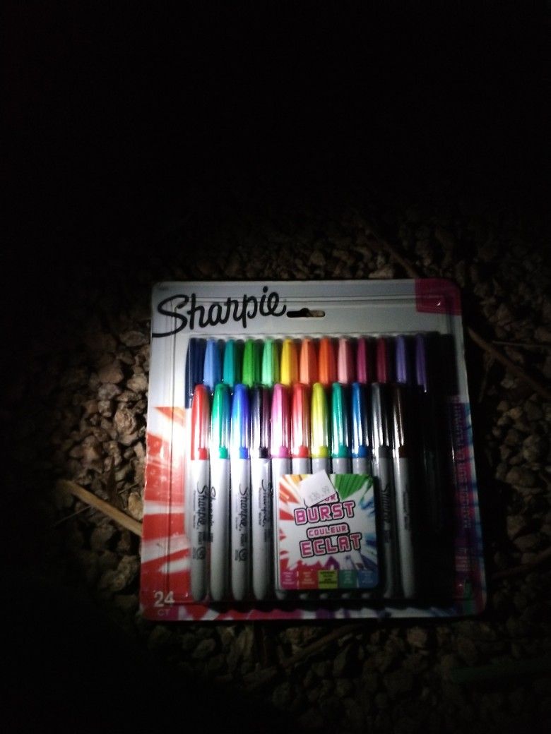 Sharpies And Fine Line Pens Both 24 Ct Brand New