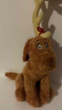 Kohl's Cares How The Grinch Stole Christmas Max Dog Soft Plush Toy 12" NWT