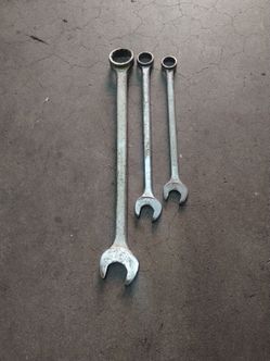 Proto tools combination wrench..2"..-1-3/8"..-1-1/4"