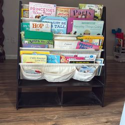 Children’s Book Shelf With Books