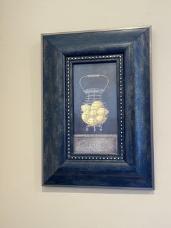 Framed Art with Lemons