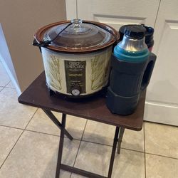 CROCKPOT 2 THERMOS WORKS GOOD 