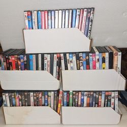 About 100 Movies DVD In Bulk