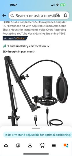 Computer PC microphone kit brand new