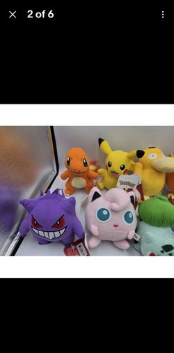 Pokemon Plush Set Of 8 Brand New With Tags