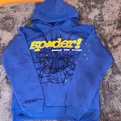 Blue Spider Hoodie