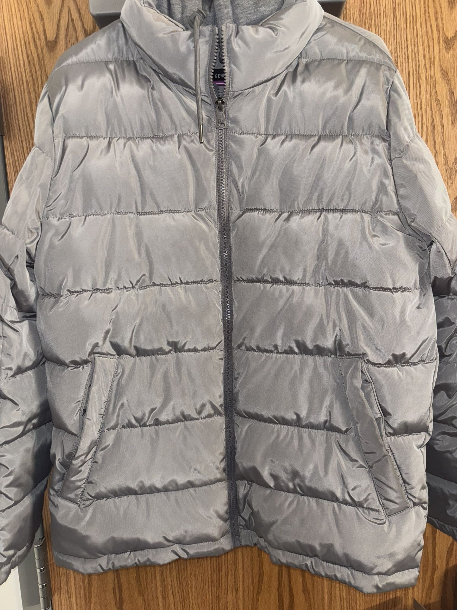 Grey Puffer Coat