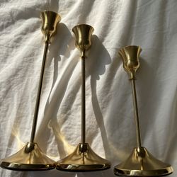Gold Candle Holders 