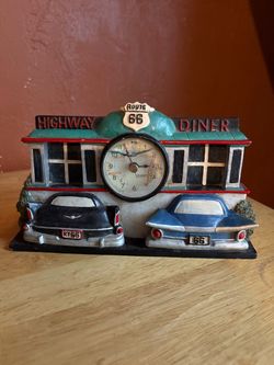 Route 66 Diner Clock