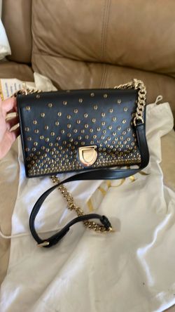 Christian Dior studded leather purse