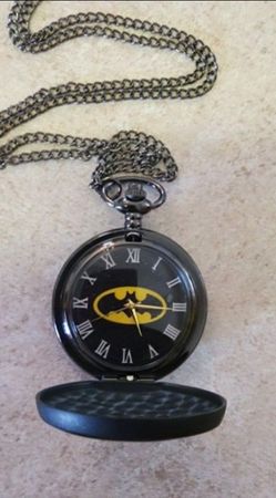 New Batman pocket watch battery included other items seen sold separately SHIPPING AVAILABLE