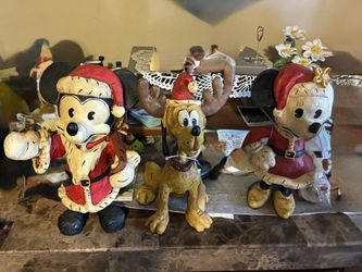  Disney Poliwoggs Antique 9" Vintage Holiday Figurine