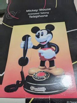 Vintage Brand new Mickey Mouse talking phone