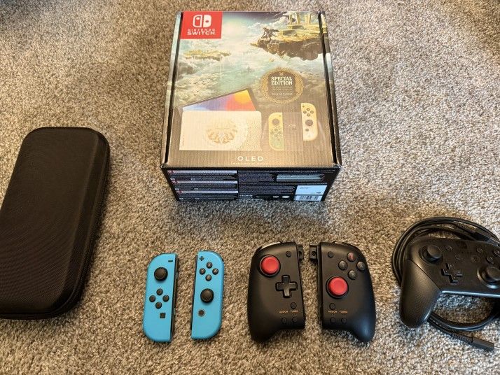 OLED Nintendo Switch with Accessories
