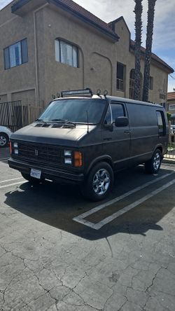 Dodge Ram Van Matte Black Custom
