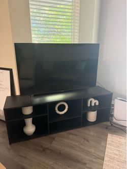 60” Black TV Stand / Entertainment Center