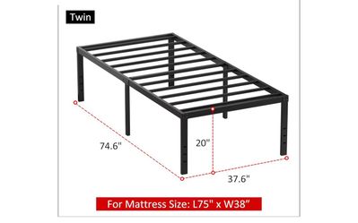 20 Inch Twin Bed Frame